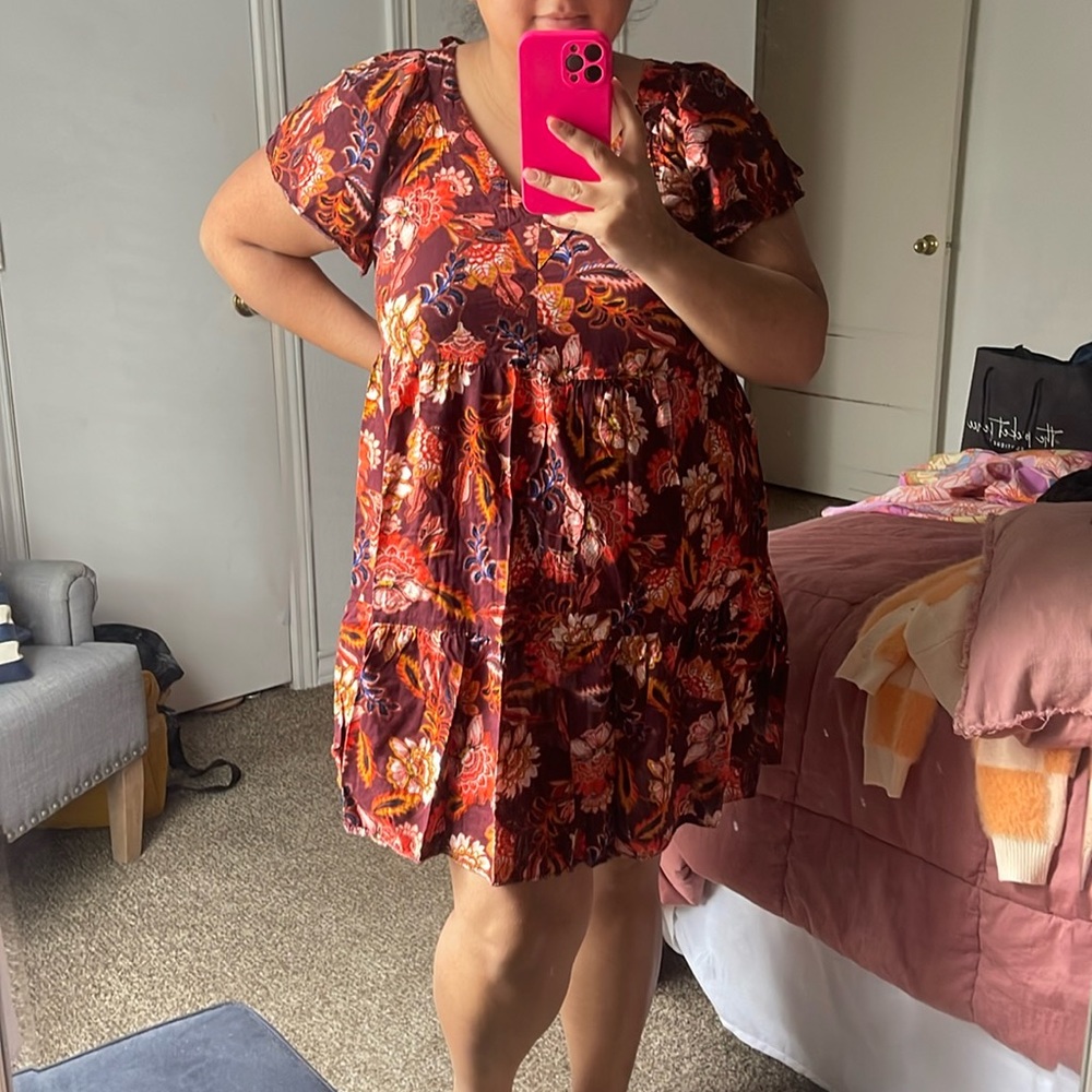 Old Navy Floral Midi Dress